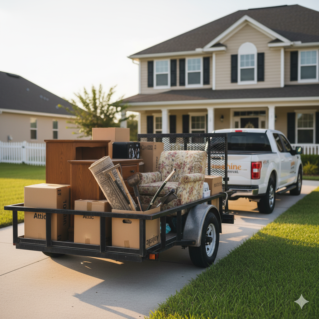 Go Xelerate junk removal service for spring cleaning, estate cleanouts, and property cleanup